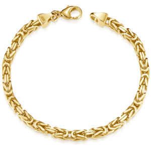 Zincir Erkek Bileklik- Gold