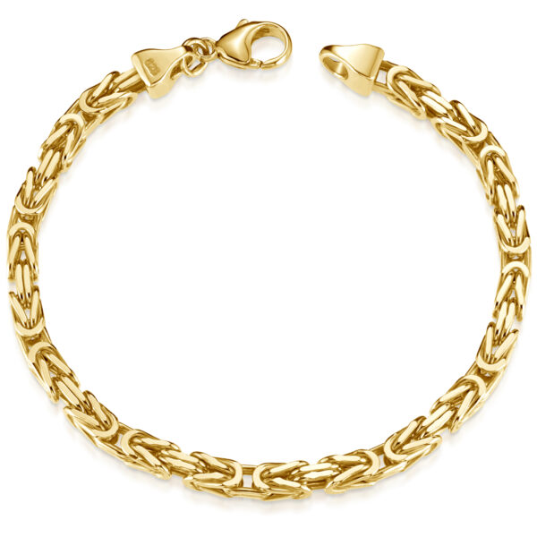 Zincir Erkek Bileklik- Gold