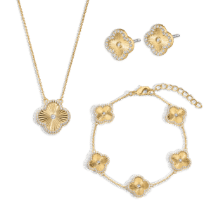 Taşlı Yonca Set