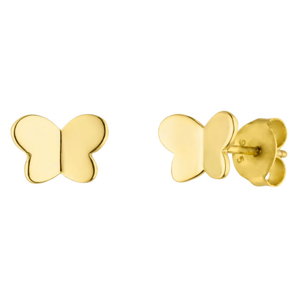 Kelebek Küpe Mini Gold