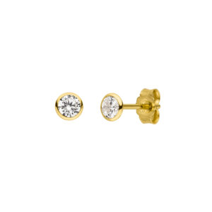 Gold Renk Mini Taş küpe