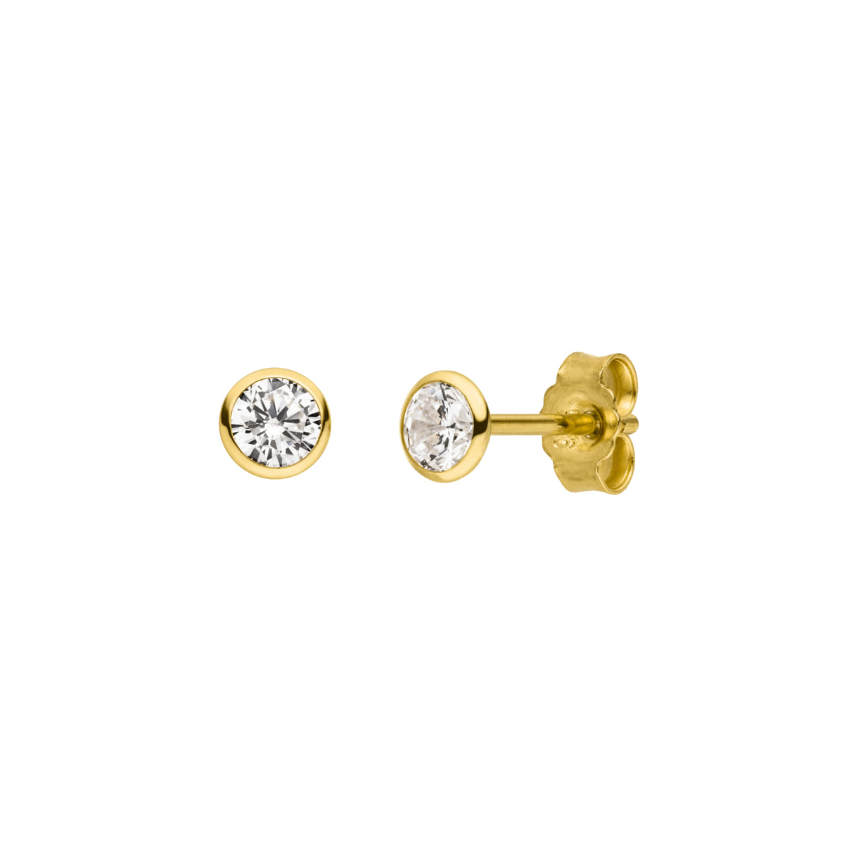 Gold Renk Mini Taş küpe